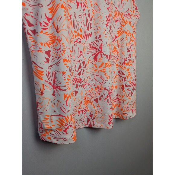 Under Armour Polo Shirt Womens XL White Active Sleeveless Golf UPF 30+ Anti Odor - Picture 5 of 11